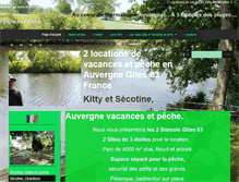 Tablet Screenshot of gites63.com